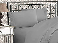 Twin/Twin XL Silver-light Grey Elegant Comfort® 1500 Thread Count Комплекты постельного белья из 4 предме