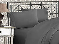 Twin/Twin XL Gray Elegant Comfort® 1500 Thread Count Комплекты постельного белья из 4 предметов египетско