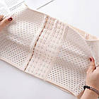 Корсет для схуднення шестирядний Бежевий з ребрами жорсткості без бретелів , пояс для схуднення, фото 8