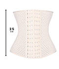 Корсет для схуднення шестирядний Бежевий з ребрами жорсткості без бретелів , пояс для схуднення, фото 9