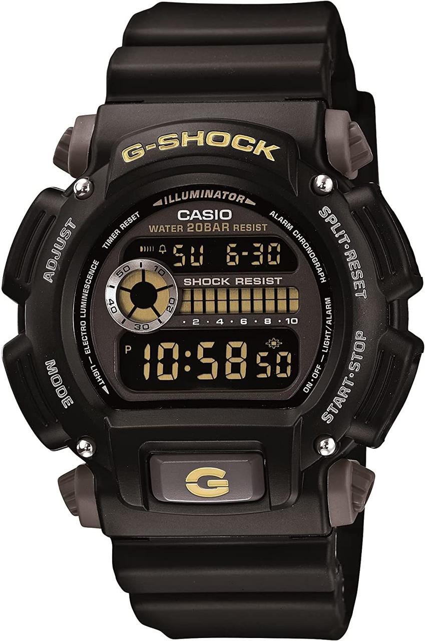 Чоловічий спортивний годинник Casio G-Shock із кварцевої смоли, чорний