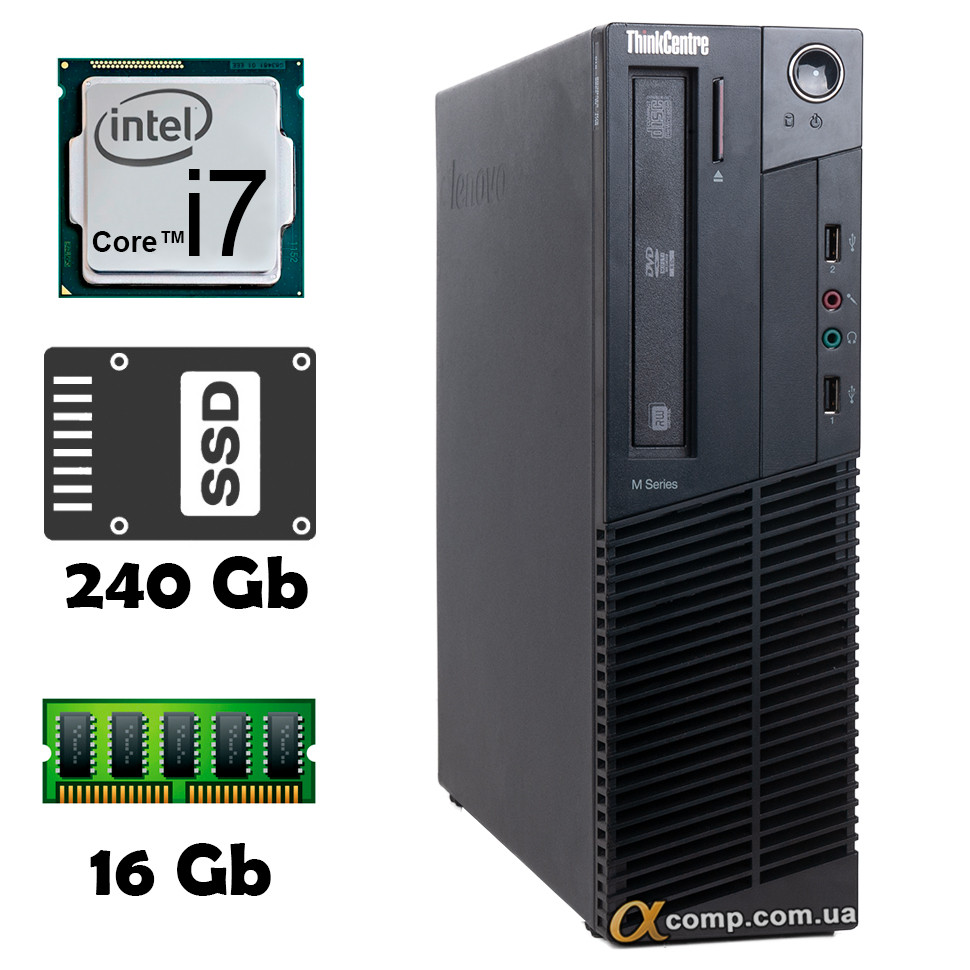 Lenovo M92 (i7 2600 • 16Gb • ssd 240Gb) dt