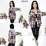 Сорочка з подвійним капюшоном  4029 мода, фото 8