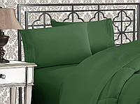 Twin/Twin XL Hunter Green Elegant Comfort® 1500 Thread Count Комплекты постельного белья из 4 предметов е