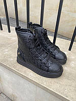 Жіноче взуття Fendi sneakers black. Кросси стильні жіночі Фенді., фото 8