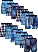 3X-Large 12 Pack - Assorted Мужские трусы-боксеры без тегов Hanes с открытым поясом, мульти-наборы