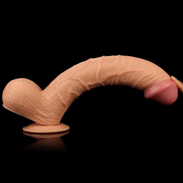 Фалоімітатор 26 см реалістичний з присоскою фістинг Legendary King Sized Realistic Dildo