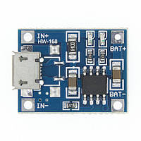 Преобразователи напряжения Micro USB Плата Заряда Для Li Ion чіп 4056 Диапазон входного напряжения 4,5 до 5 В.