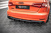 Дифузор Audi RS3 8V Sportback (17-20) тюнінг обважнення спідниця елерон (V3), фото 2