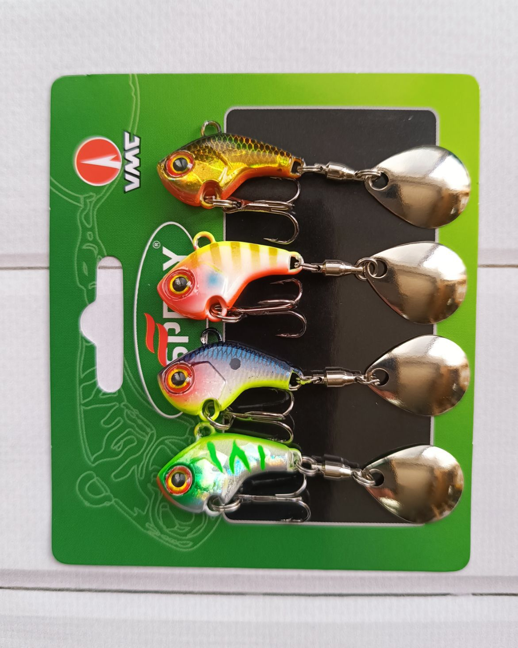 Набір Тейл-Спіннер Tail Spinner Osprey VMC Hook 10g 4шт
