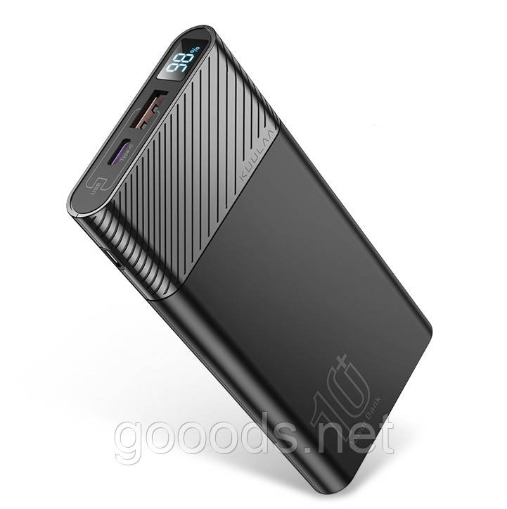 Power bank для швидкої зарядки QC3.0 + PD3.0 10000mAh / 37 Wh KUULAA