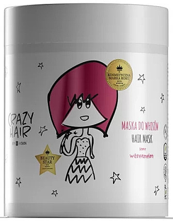 Маска для волосся "Кавун" HiSkin Crazy Hair Watermelon Hair Mask