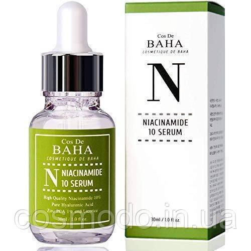 Сироватка для обличчя з ніацинамідом і цинком Cos De BAHA Niacinamide Serum with Zinc