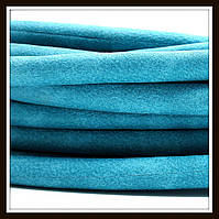 Шнур замшевий діаметр 7 мм, колір морської хвилі