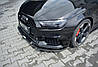 Сплиттер Audi RS3 8V Sportback (17-20) тюнинг обвес губа юбка элерон (Racing V1), фото 3
