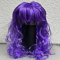 Перука хвилясте волосся, фіолетовий, Парик волнистые волосы