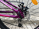 Легкий гірський велосипед для дівчаток Mary 24" рама 13" обладнання SHIMANO Toyrney дискові гальма, фото 7