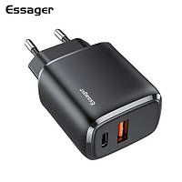 Зарядное устройство ESSAGER PD QC 3.0 USB 20W Type C(PS)