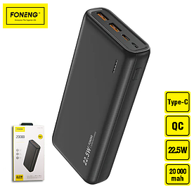 УМБ FONENG Power Bank 20000 mAh  чорний (Р52)