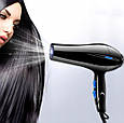 Фен для волосся 1200 Вт чорний HAIRDRYER, фото 6