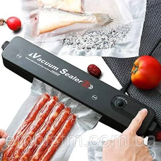 Вакуумний пакувальник Vacuum Sealer ZKFK-01 90W Вакуумне паковання обладнання Вакууматор ручної продуктів