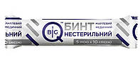 Бинт нестерильный марлевый медицинский BigQ 5м х 10см, тип 17