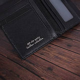 Гаманець жіночий шкіряний, чорний LC89036-1 De Esse, фото 6