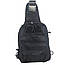 Чоловіча сумка через плече TR чорна однолямкова багатофункціональний рюкзак, фото 2