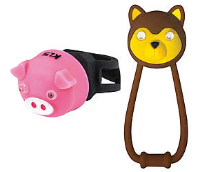 Набір дитячих мигалок KLS Animal коричневий