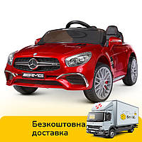 Детский электромобиль Mercedes (2 мотора по 45W, MP3, USB, музыка, свет) Bambi M 4871EBLRS-3 Красный
