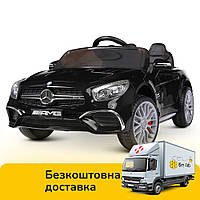 Детский электромобиль Mercedes (2 мотора по 45W, MP3, USB, музыка, свет) Bambi M 4871EBLRS-2 Черный