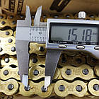 Ланцюг трансмісії 525HV 120L сальниковий  GOLD DID посилений, фото 5