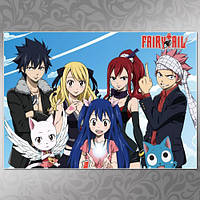 Плакат А4 Аниме Fairy Tail 001