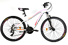 Легкий гірський велосипед для дівчаток Mary 24" рама 13" обладнання SHIMANO Toyrney дискові гальма, фото 10