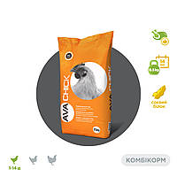 Комбикорм для бройлеров AVA UNI Отборный, 25 кг