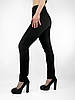 Штани жіночі в офісному стилі зі щільного трикотажу Kenalin Лосини класичні в чорному кольорі L, фото 8