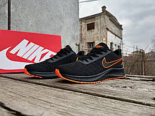 Чоловічі кросівки Nike Zoom Black чорні, фото 3