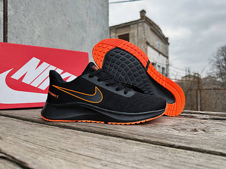 Чоловічі кросівки Nike Zoom Black чорні, фото 1