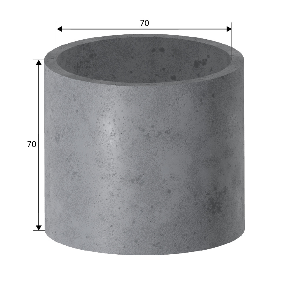 Кільце колодязьне бетонне d70см - фото 1 - id-p1157882866