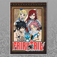 Плакат А4 Аниме Fairy Tail 004