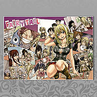 Плакат А4 Аниме Fairy Tail 011