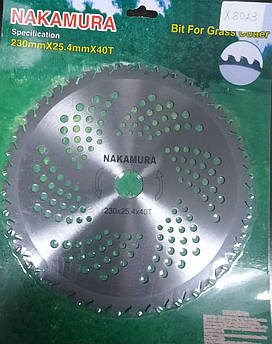 Ніж 230 40Т для мотокос Bcut Nakamura