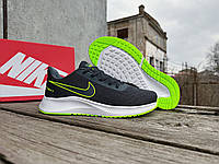 Чоловічі кросівки Nike Zoom Grey Lime сірі з салатовим