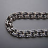Срібний браслет Бісмарк, 190мм, 11 грамів, чорніння, фото 7