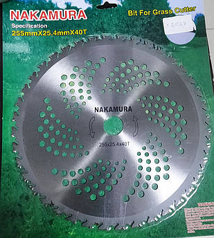 Ніж 255 40Т для мотокос Bcut Nakamura