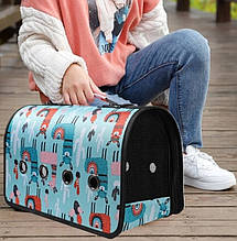 Сумка-переноска для тварин  Petstory синя