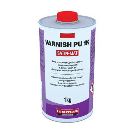 Варниш-ПУ 1К / Varnish-PU 1K - однокомпонентний прозорий поліуретановий лак, матово-сатиновий (к-т 1 кг), фото 1