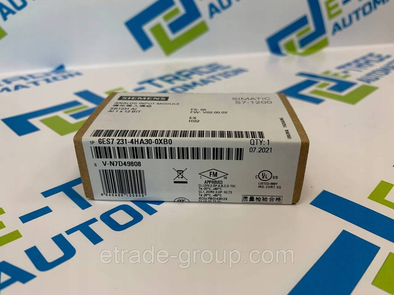 Модуль Siemens 6ES7231-4HA30-0XB0 SIMATIC S7-1200