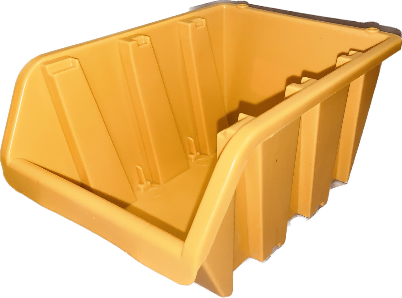 Місткість вставна середня 230*160*120 мм жовта, фото 1