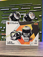 BiLed Светодиодные LED линзы 3.0 дюйма CYCLONE LED 5500K би-лед BL 3.0" P-2 65W (комплект линз в фары)